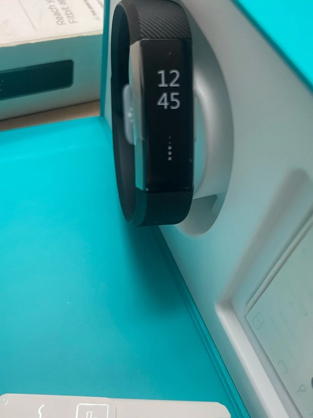 fitbit Black Activity Tracker with OLED Time Display